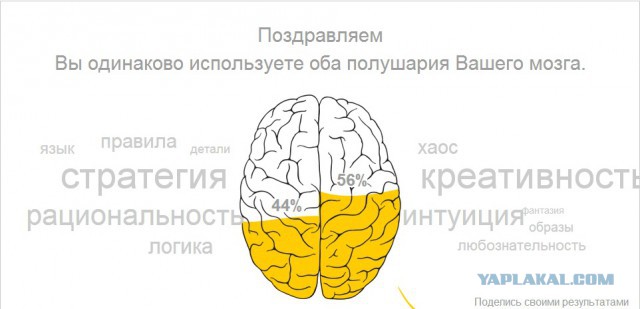 Тест - Левое или Правое.
