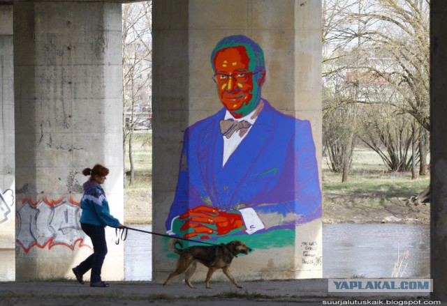 В Тарту вместо портрета Ильвеса возник Путин