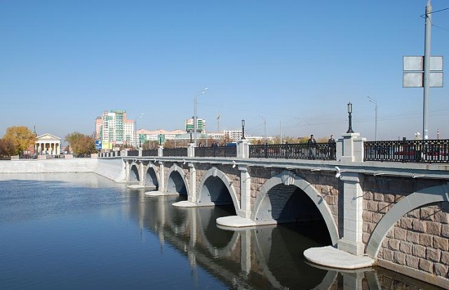 Челябинские мосты через Миасс