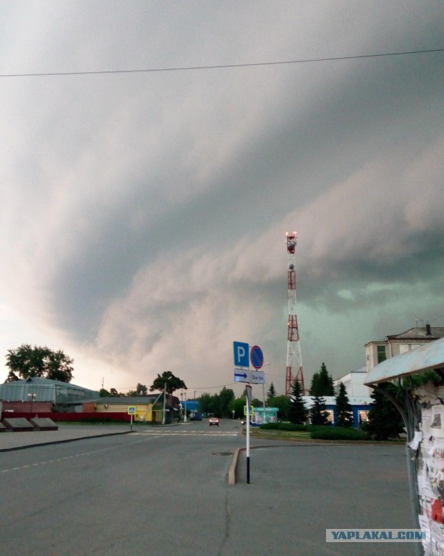 Последствия урагана на юге Тюменской области. Заводоуковск 18.06.2017