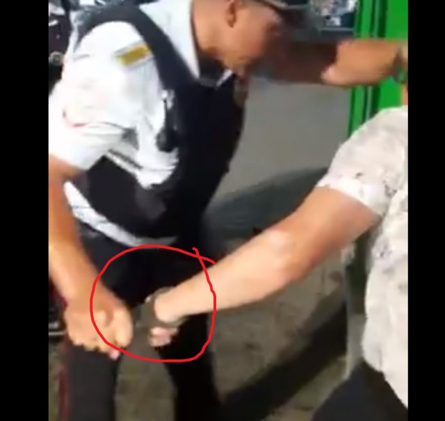 Задержание с избиением в Домодедово