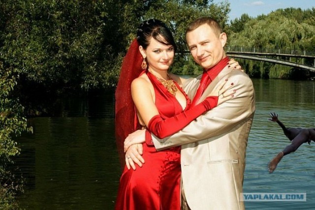 Романтический фон на свадебном фото