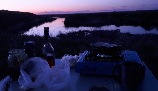 Лето, речка, караси