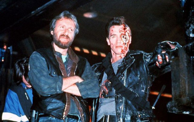 Кадры со съемочной площадки "Терминатора"