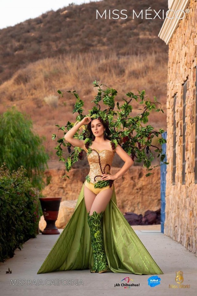 Участницы конкурса «Мисс Мексика» показали национальные костюмы