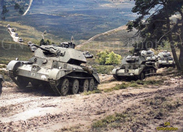 Цветные фотографии бронетехники времён Второй мировой войны