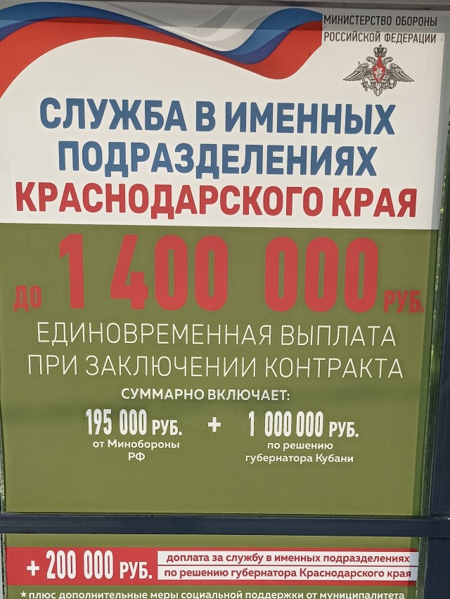 Сколько платят регионы контрактникам