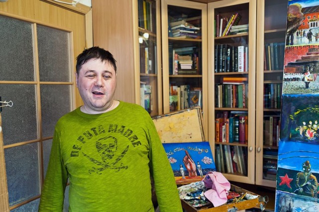 Будни карикатуриста