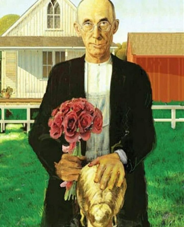 Два фермера картина