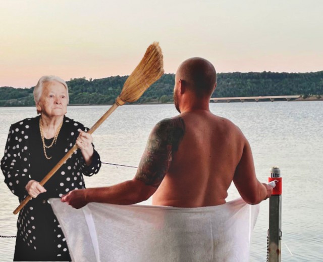 Фотожаба: Эксгибиционист