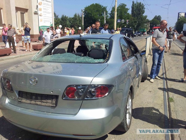 Взрыв в Луганске