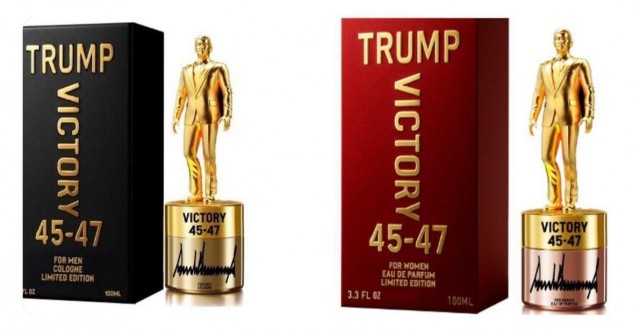 Тем временем Трамп нашёл ещё один способ монетизировать своё имя - теперь он продаёт духи, посвящённые своим президентским срокам