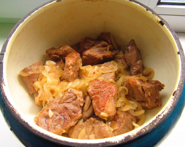 Тавранчук, мясо в квасе