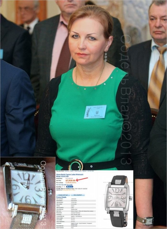 Часы старшего сына Януковича и прочей компании