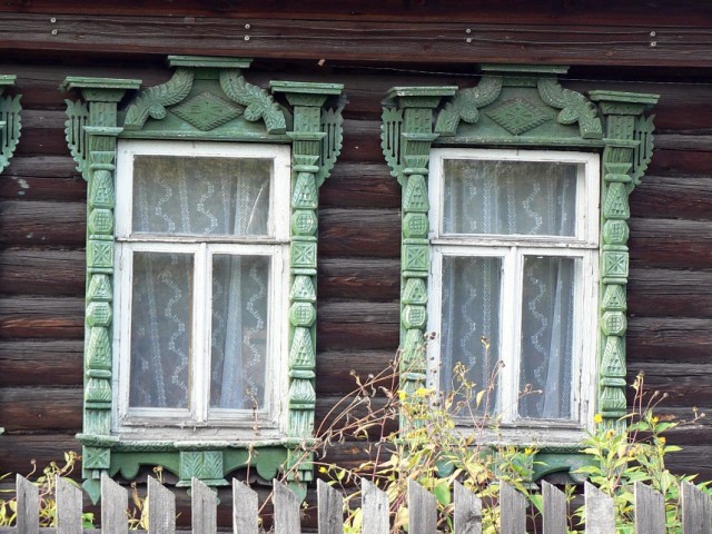 г.Семёнов. Наличники на окна (82 фото)