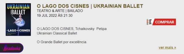 В Лиссабоне русский балет «Лебединое озеро» назвали украинским