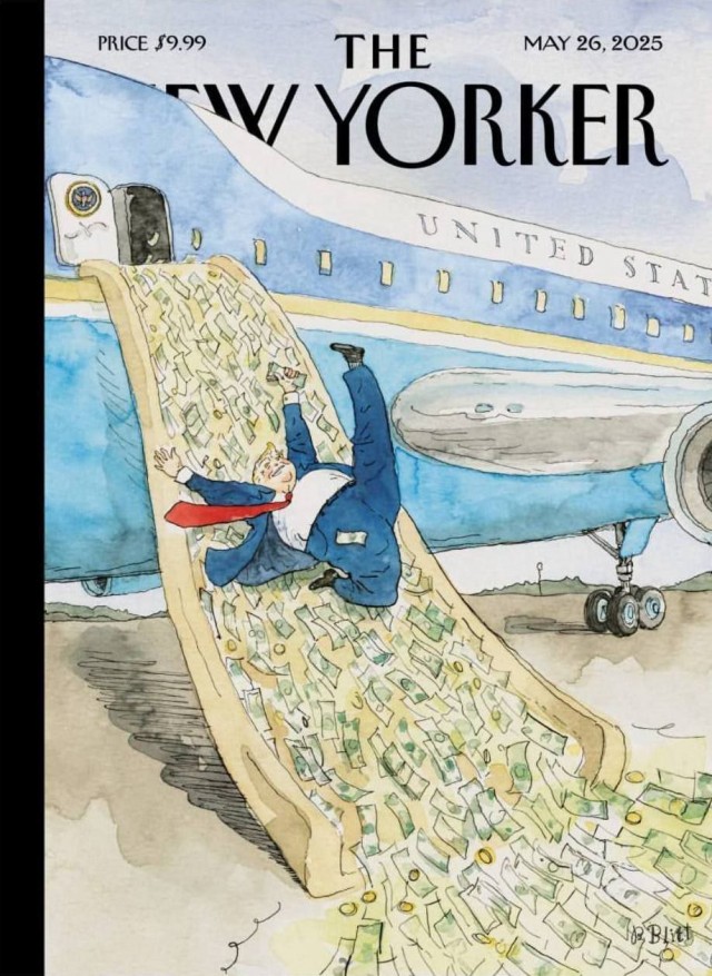 Итоги ближневосточного турне Дональда Трампа на обложке The New Yorker