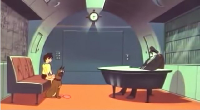 В 1977 году в прокате в СССР появился мультфильм "Корабль призрак"