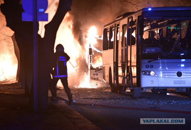 В Анкаре произошел взрыв