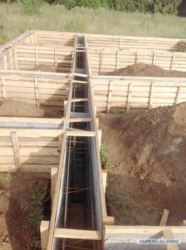 Строительство дома на даче