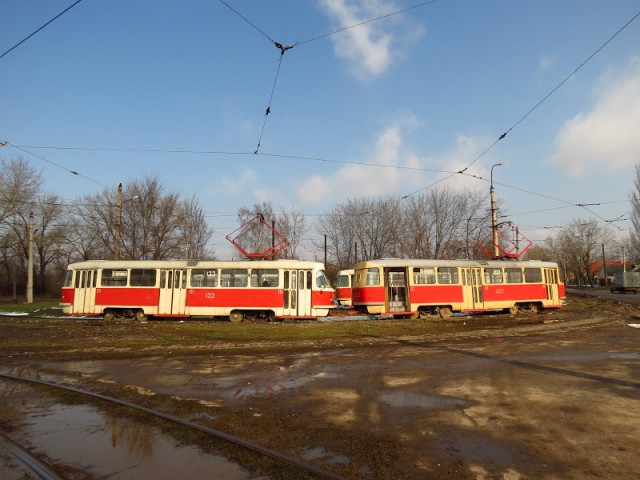 Электротранспорт в городах Донбасса