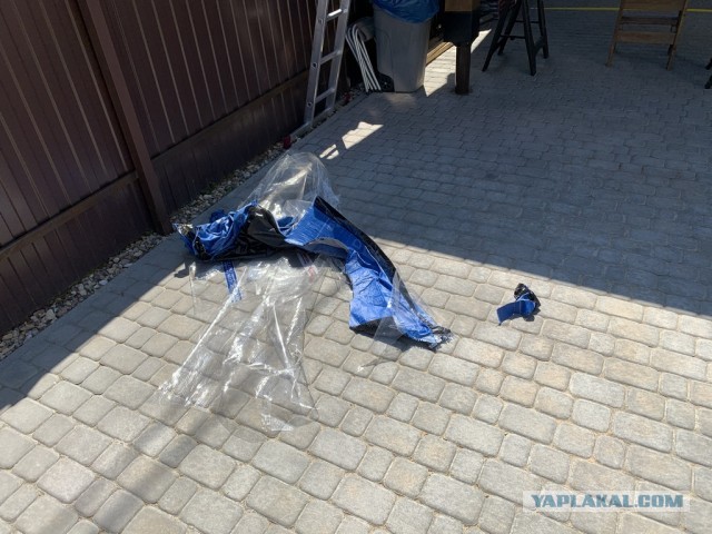 Навес для авто из бруса своими руками