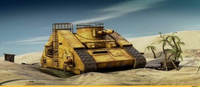 Китаец под ником Blyat собрал с корешами полноразмерную махину для игры в танки.
