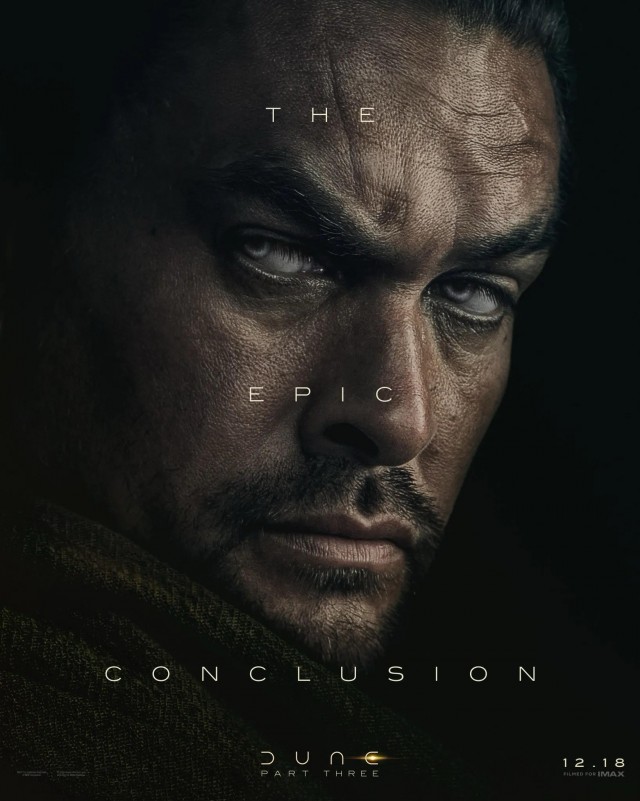Свежие постеры третьей «Дюны» с персонажами фильма