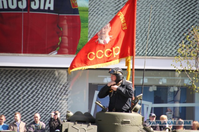 Репетиция Парада Победы с крыши 22 этажа