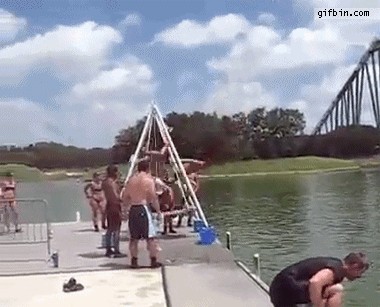 Это покруче любой тарзанки будет!