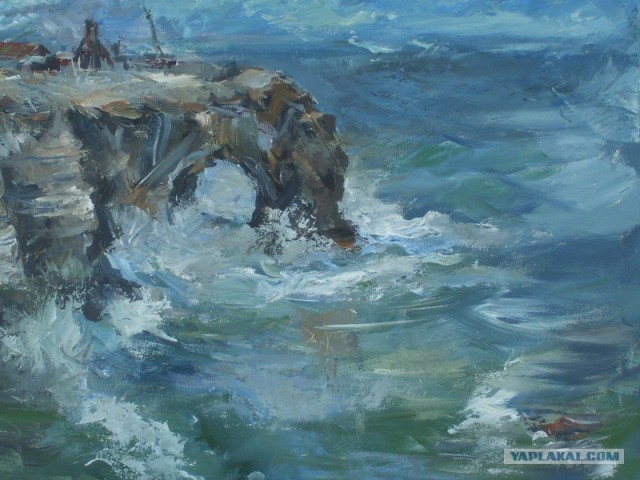 Мыс Тарханкут - самая западная точка Крыма.