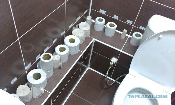 Суровый планктон в туалете