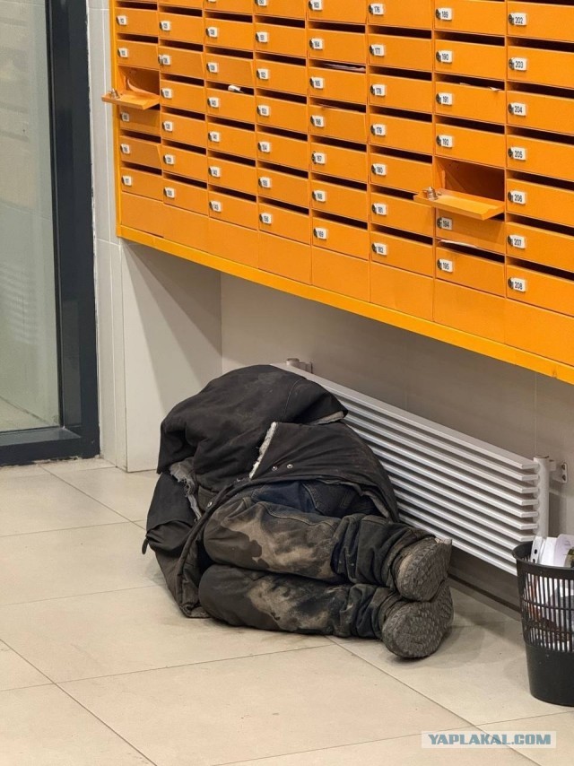 Жители ЖК «Люблинский Парк» жалуются на поселившихся в доме бомжей.