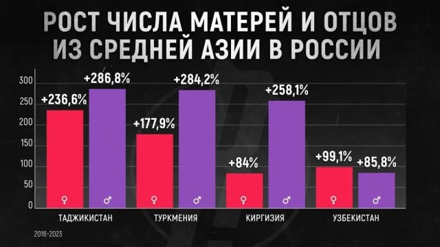 В России резко выросло количество родителей-мигрантов из Средней Азии