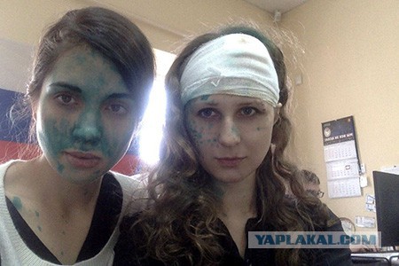 Толоконникову и Алехину в Мордовии все-таки облили