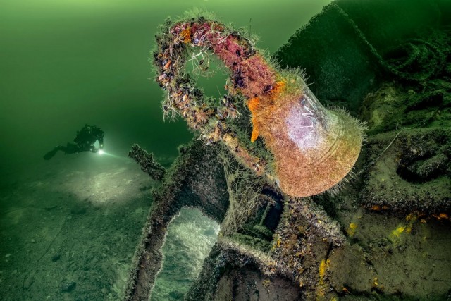 Впечатляющие фотографии кораблей на дне Балтийского моря