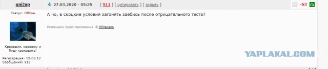 Вот и первые ласточки карантинного режима