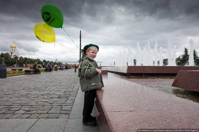 Как отмечали День Пограничника в Москве