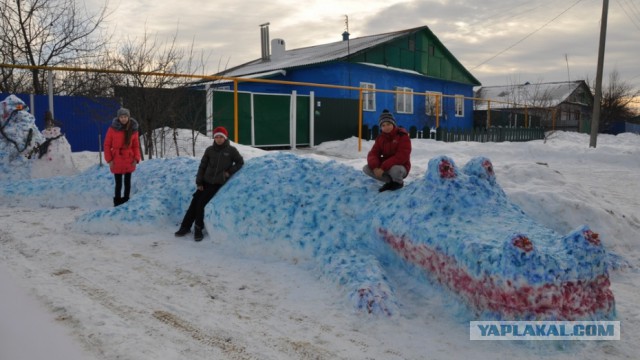 Гигантская снежная черепаха