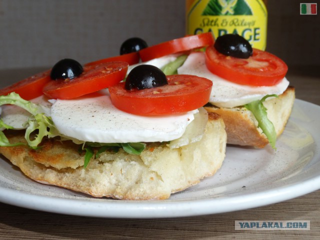 Оригинальная чиабатта, и закуска
