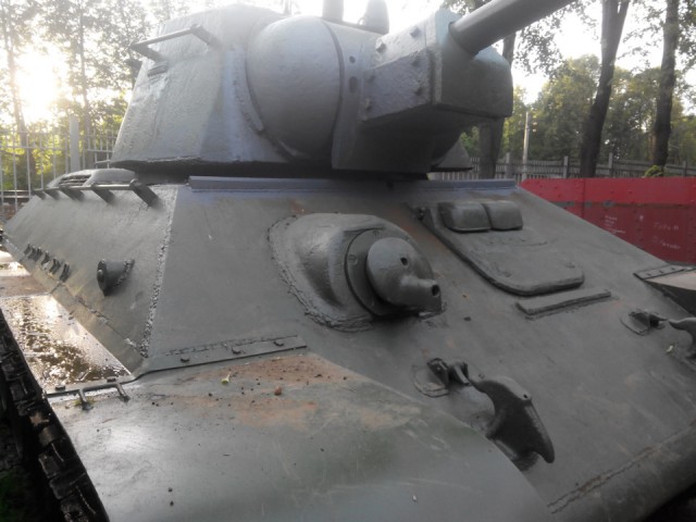 Восстановление танка Т-34. На даче