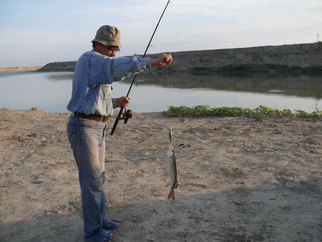 Дачная юшка на берегу Днепра