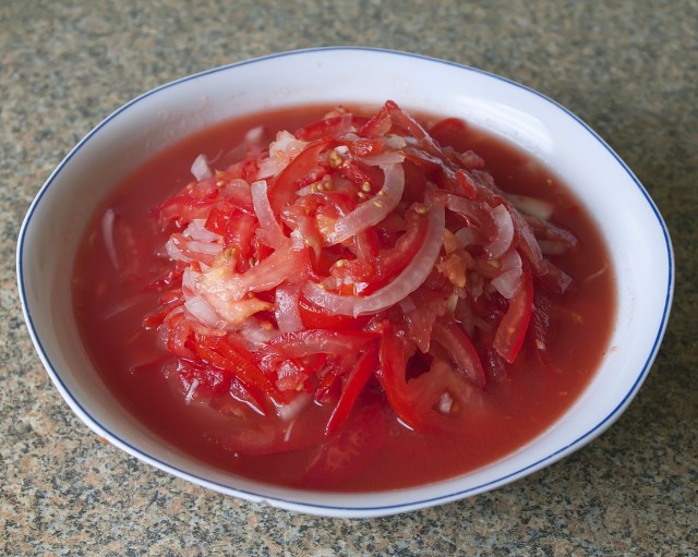 Узбекская кухня. Ачик чучук/шакароб - салат к плову