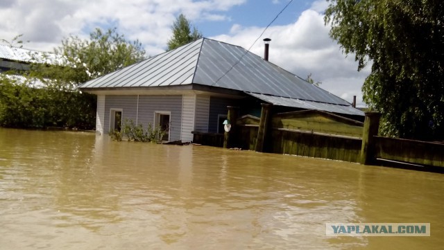 Половодье в горной местности