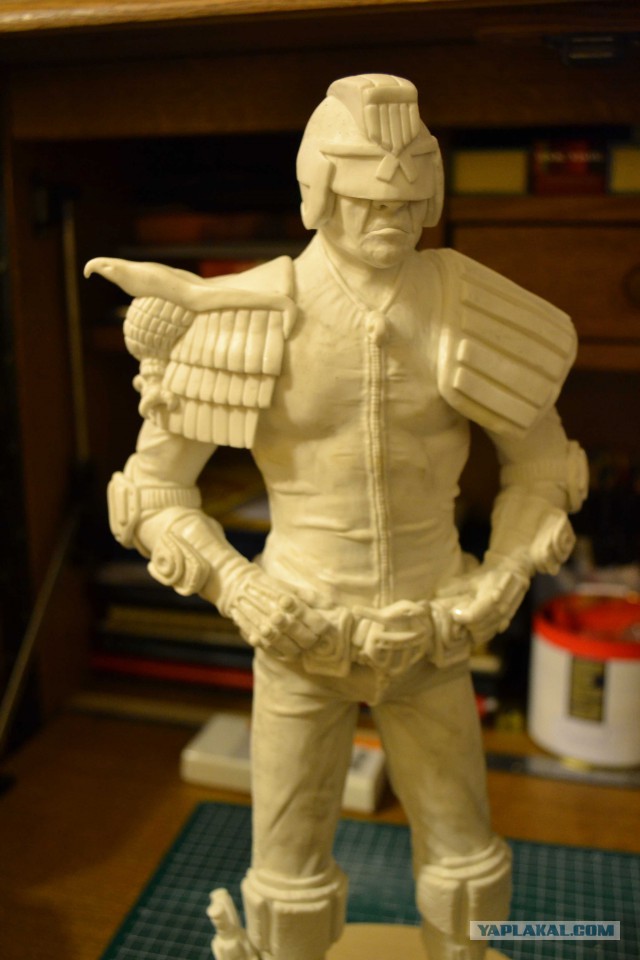 Создание фигурки "JUDGE DREDD"