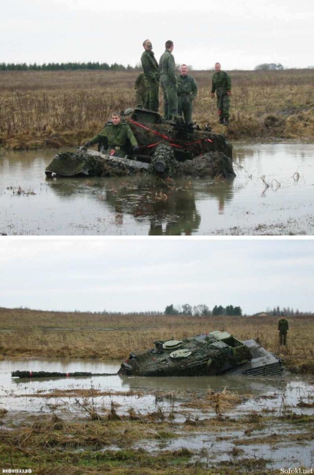 Не так страшен танк, как его механик водитель!