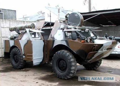 на рыбалку на БРДМе