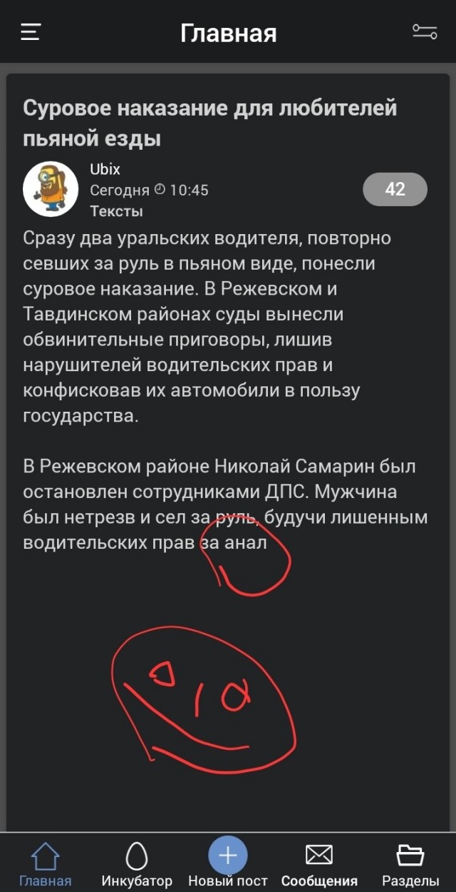 Суровое наказание для любителей пьяной езды