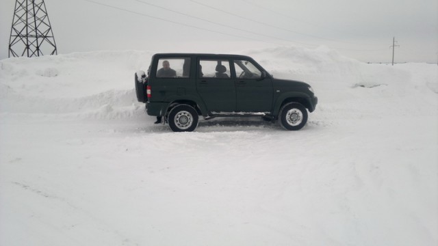 Снегопад в Алтайском крае, г. Змеиногорск