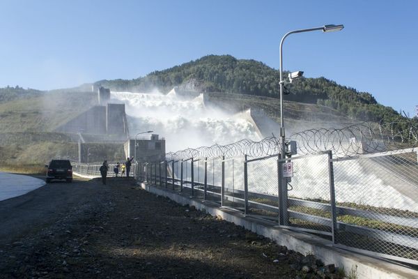 Максимальный водосброс на Саяно-Шушенской ГЭС